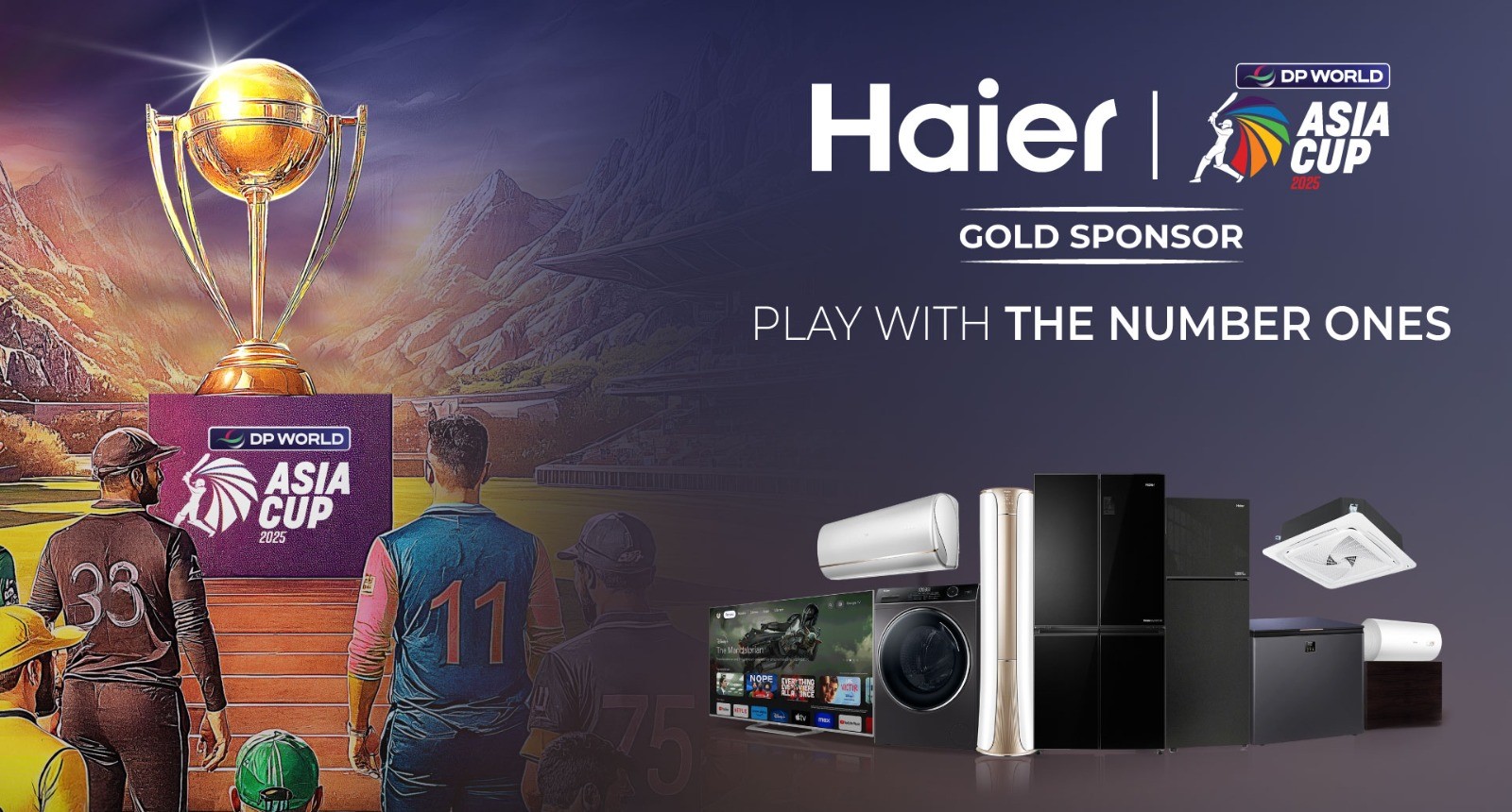 New Age | Haier becomes Gold Sponsor of Asia Cup 2025